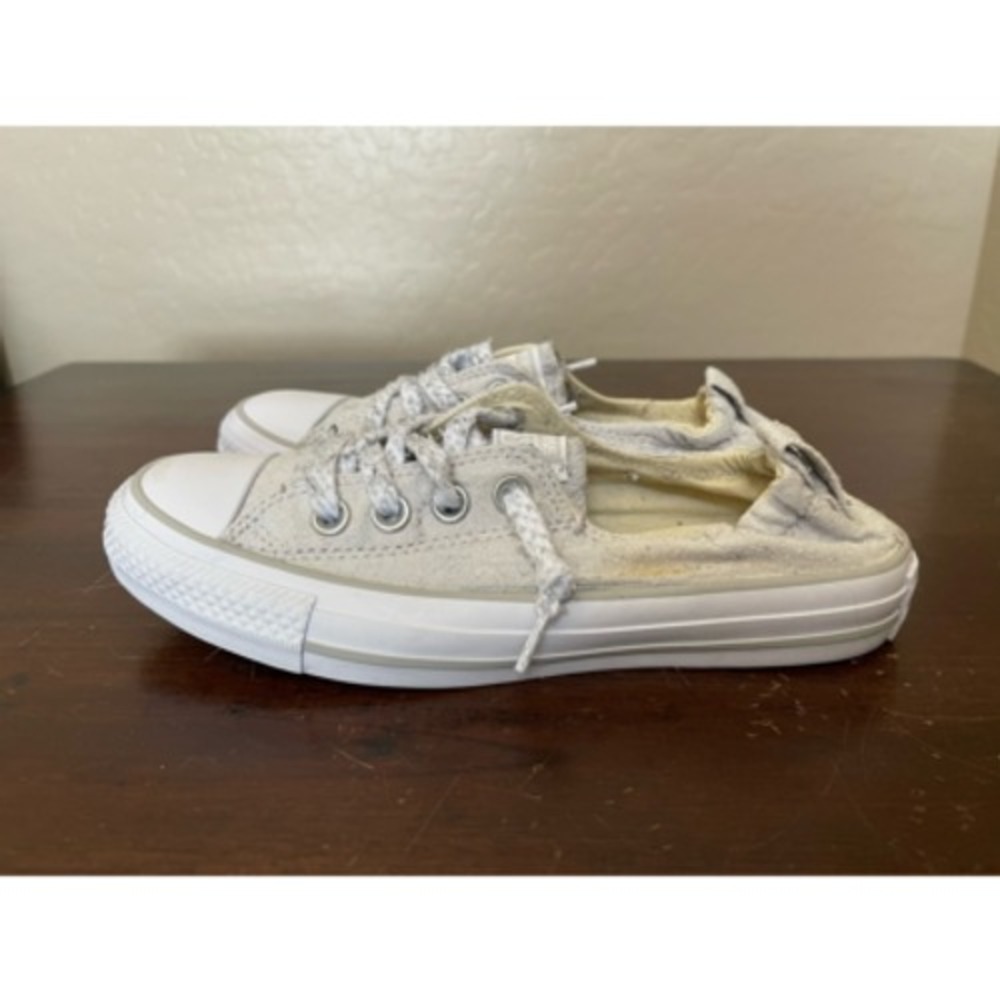 Converse Womens Shoreline Skate Shoes White 542552F Low Top Lace Up 5.5 M